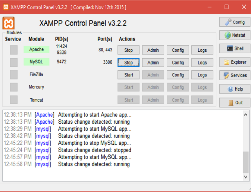 App Xampp