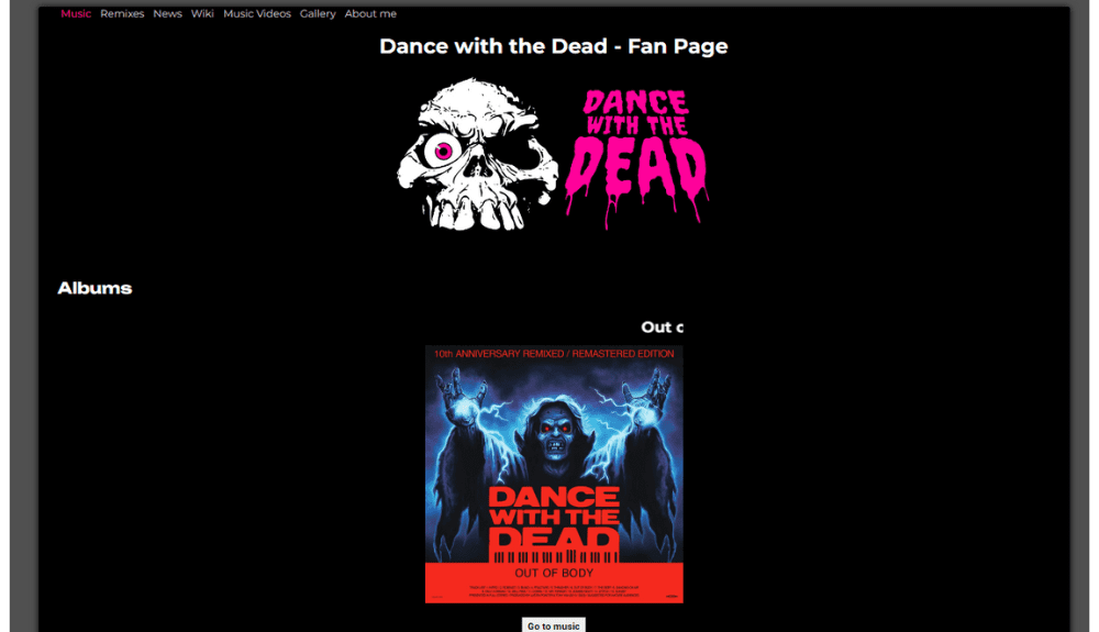 Web Fans Dance With The Dead